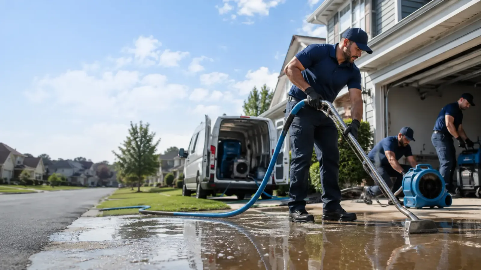 Flood Damage Restoration in Kirtland Afb, NM